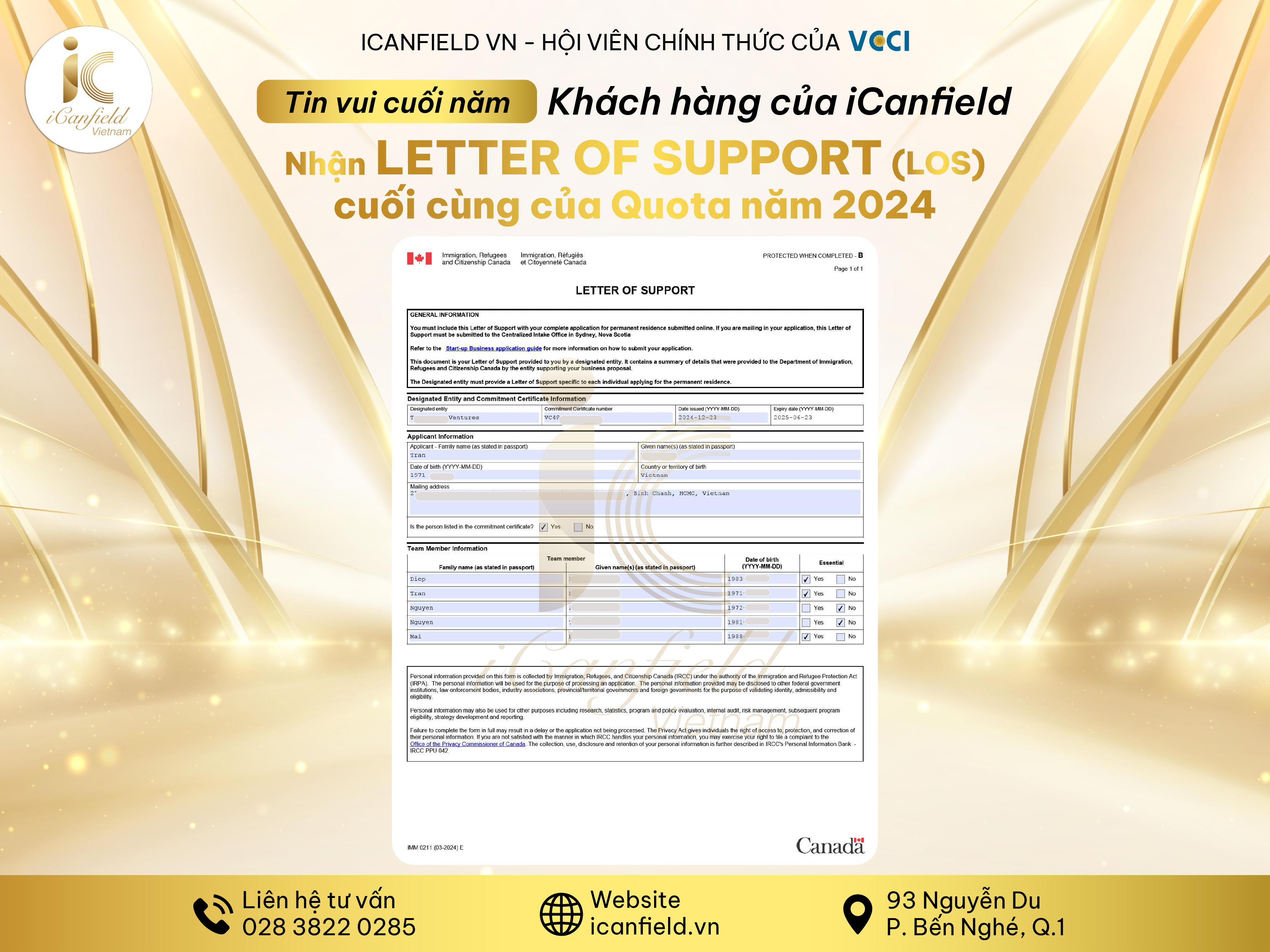 |LETTER OF SUPPORT (LOS) CUỐI CÙNG CỦA QUOTA 2024|CƠ HỘI TỪ 2 DỰ ÁN SUV CỦA ICANFIELD VỀ Y TẾ VÀ BẤT ĐỘNG SẢN|CƠ HỘI TỪ 2 DỰ ÁN SUV CỦA ICANFIELD VỀ Y TẾ VÀ BẤT ĐỘNG SẢN